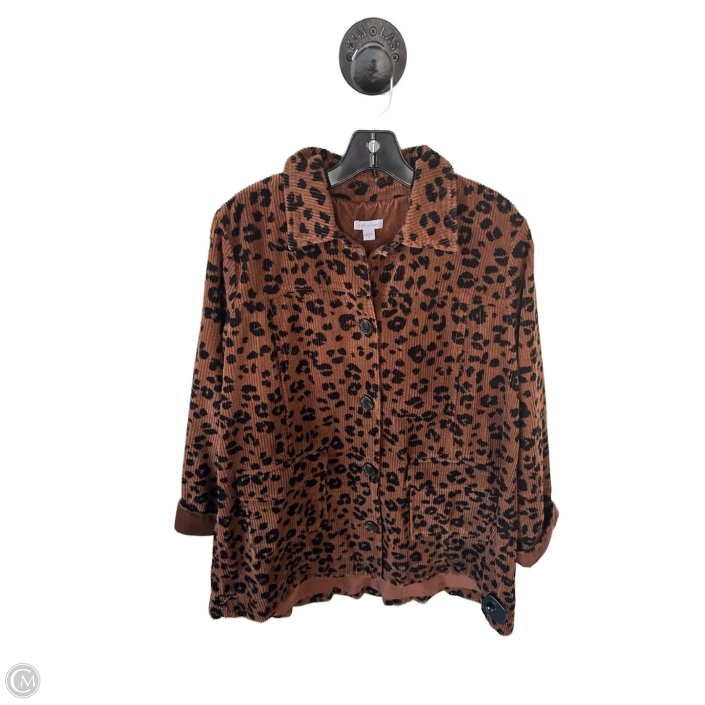 Coat Other By J. Jill In Black & Brown, Size: M