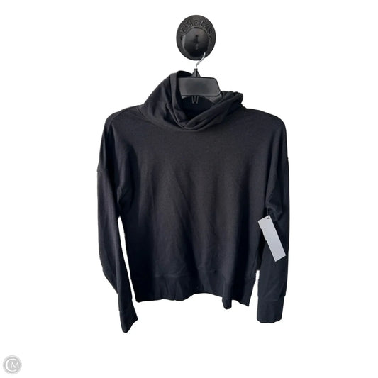 Athletic Top Long Sleeve Collar By Zella In Black, Size: Xs