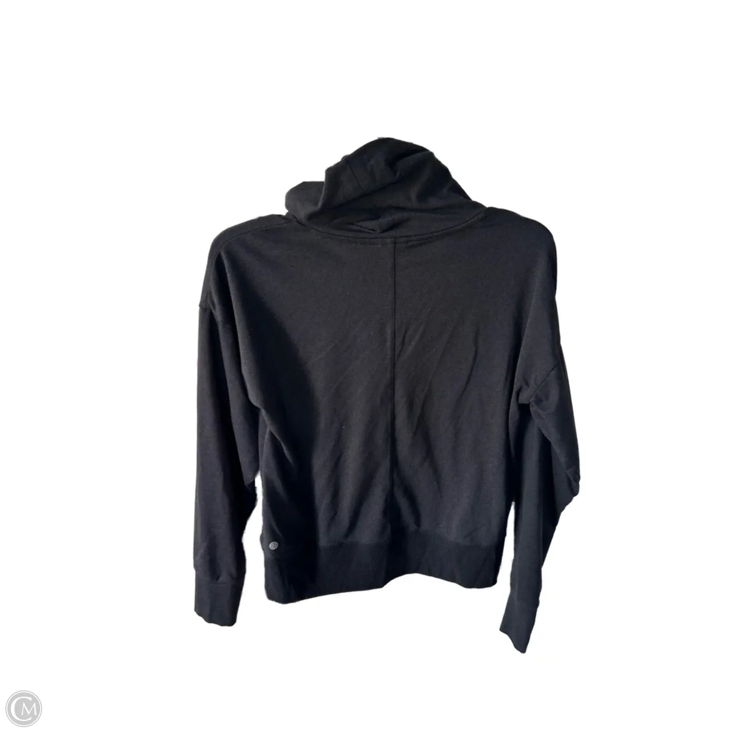 Athletic Top Long Sleeve Collar By Zella In Black, Size: Xs