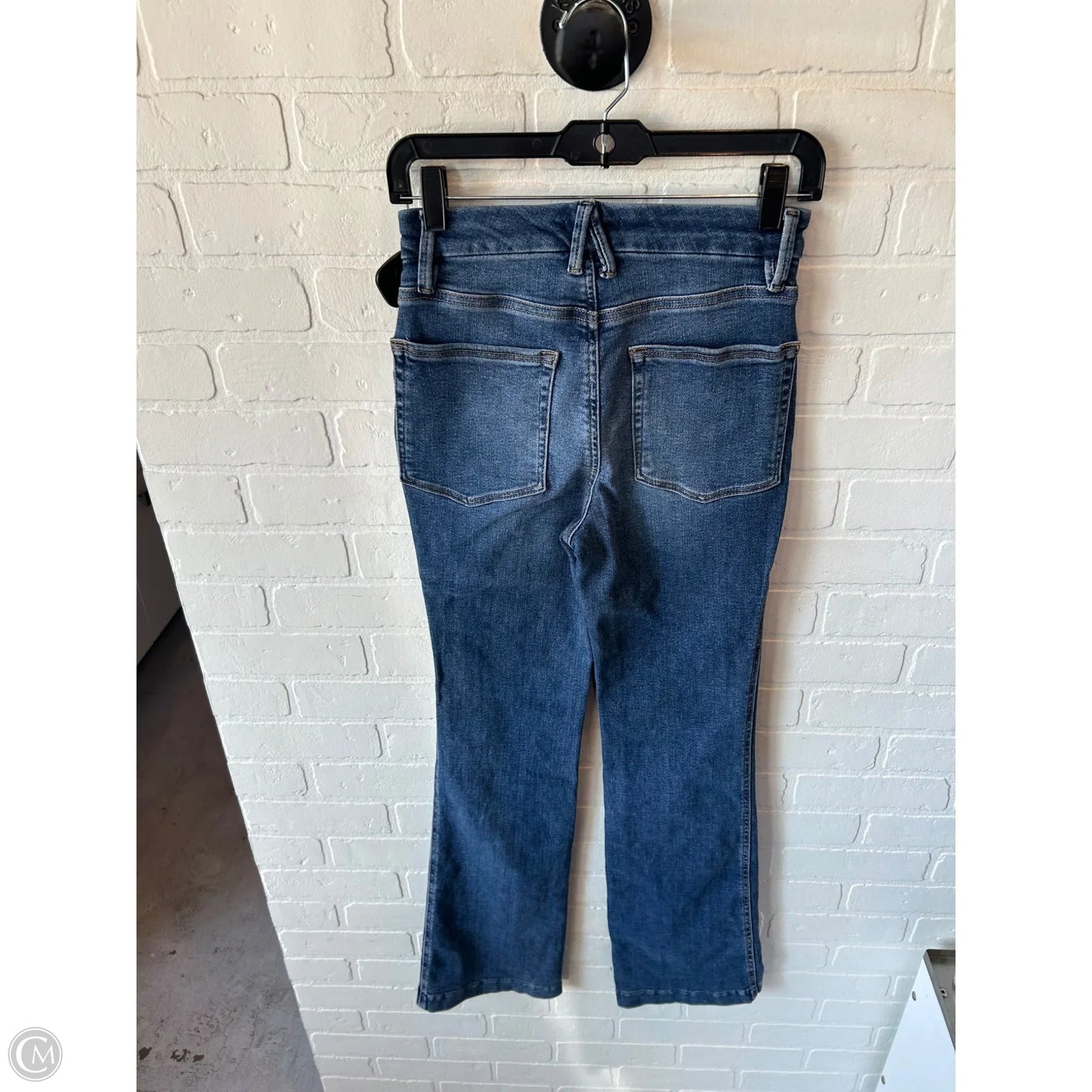 Jeans Boot Cut By Good American In Blue Denim, Size: 2