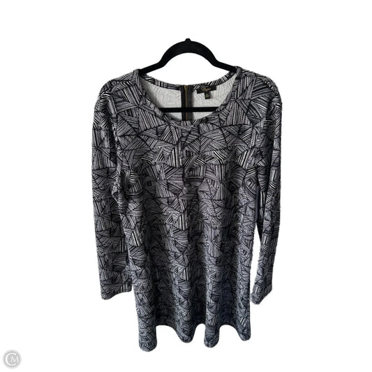 Dress Casual Short By Cupio In Black & White, Size: Xl