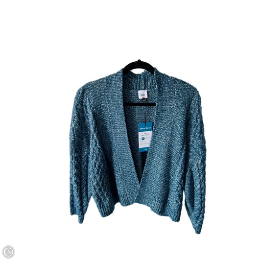 Sweater Cardigan By Cabi In Blue, Size: M