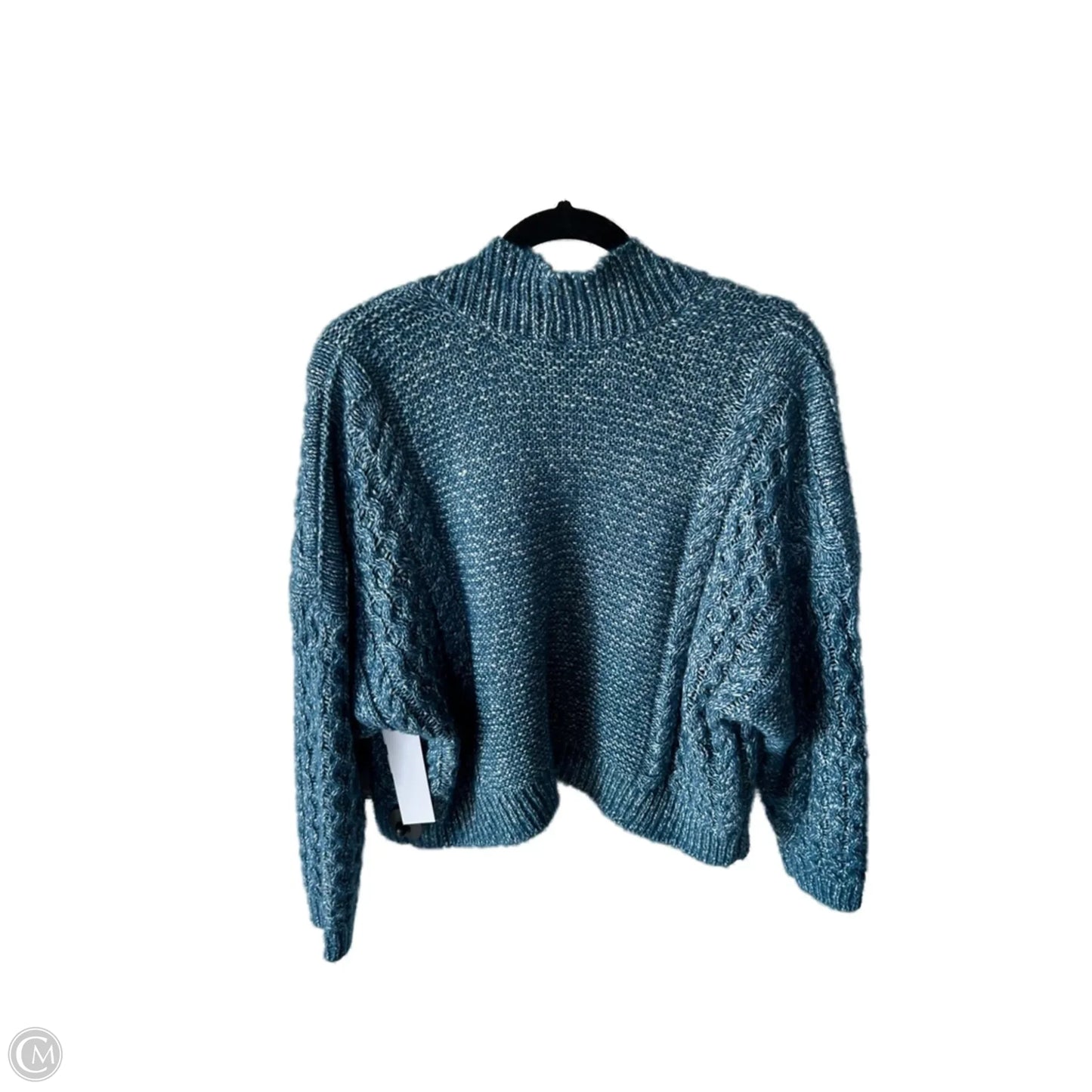 Sweater Cardigan By Cabi In Blue, Size: M