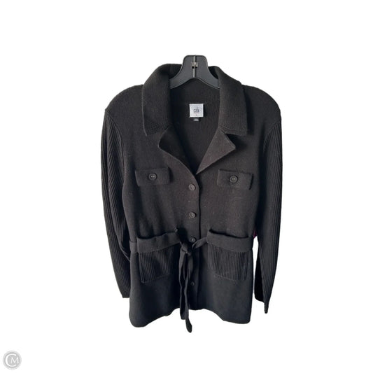 Sweater Cardigan By Cabi In Black, Size: L
