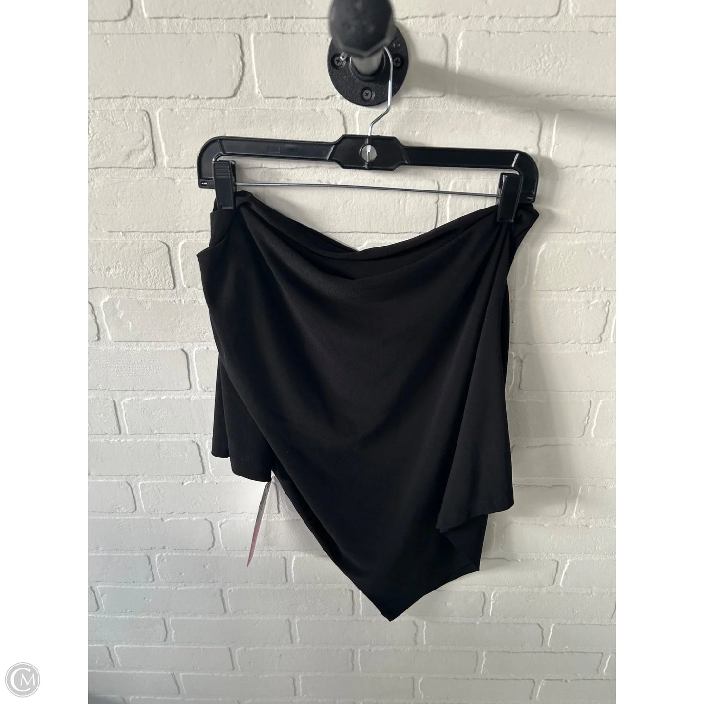 Top Short Sleeve By Halogen In Black, Size: M