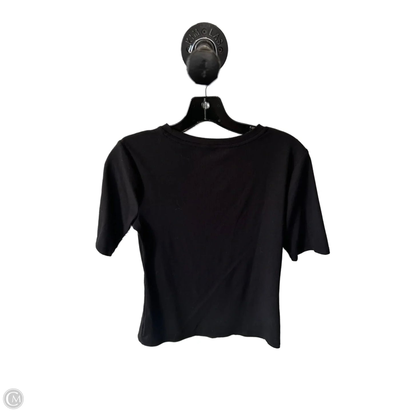Top Short Sleeve By Nine West Apparel In Black, Size: Mp
