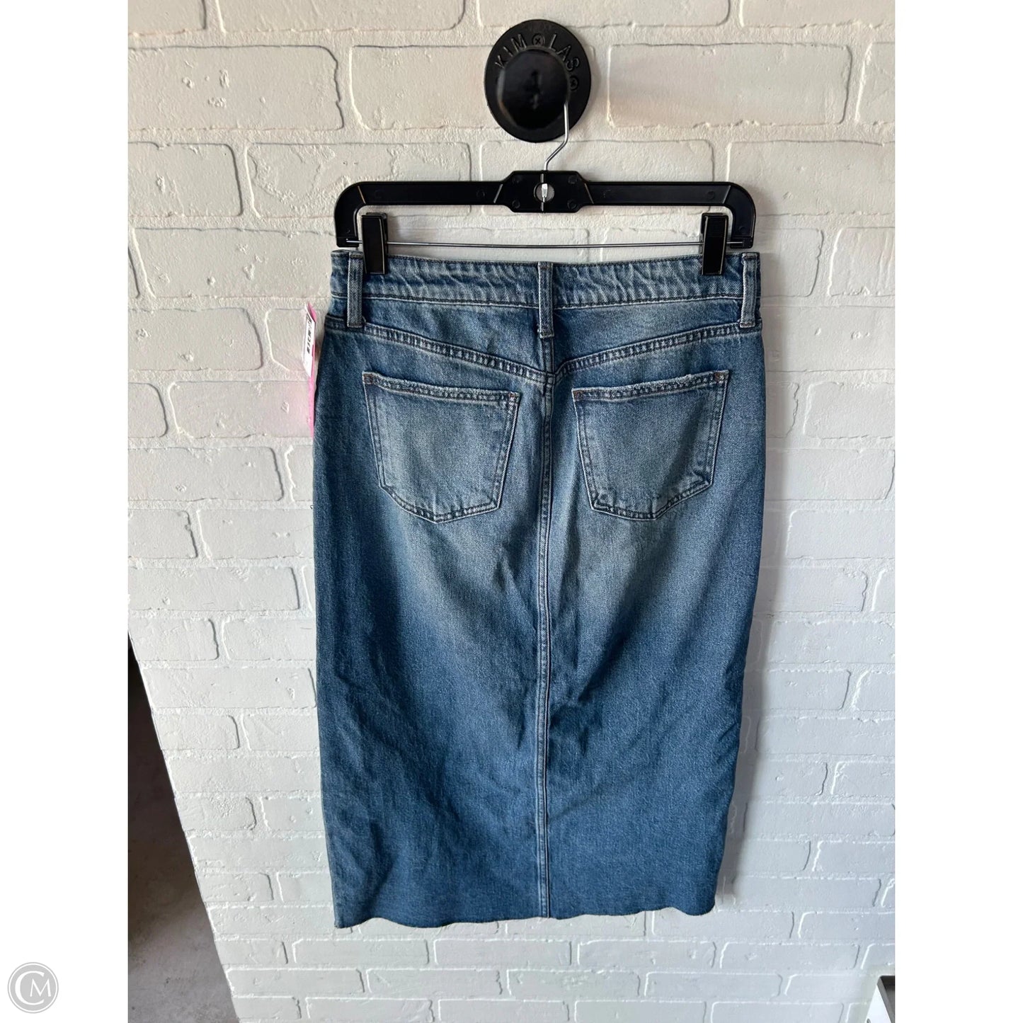 Skirt Midi By Kut In Blue Denim, Size: 0