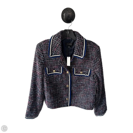 Blazer By Talbots In Blue & Pink, Size: M