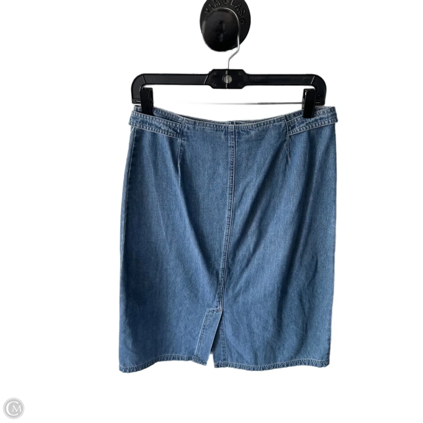 Skirt Midi By J. Jill In Blue Denim, Size: 4