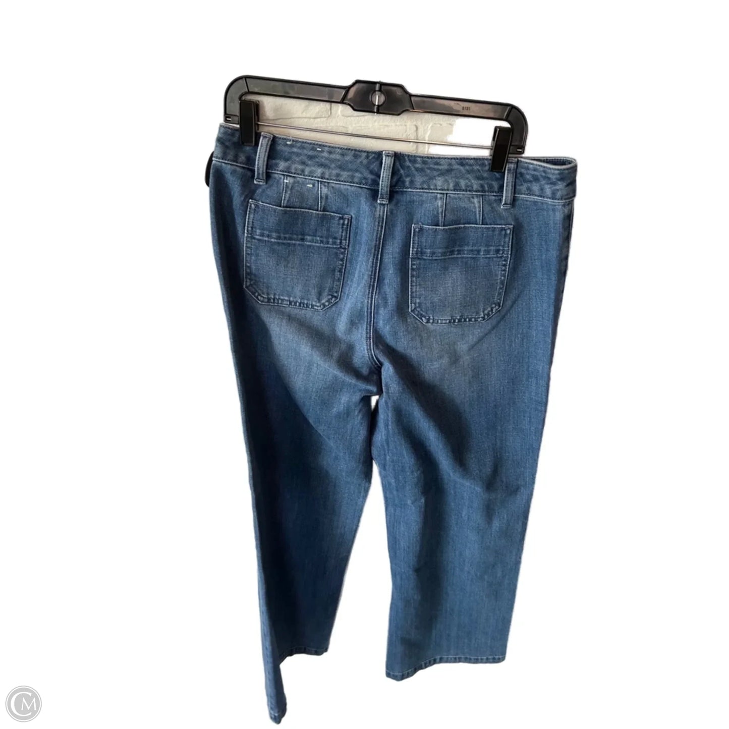 Jeans Wide Leg By Talbots In Blue Denim, Size: 10