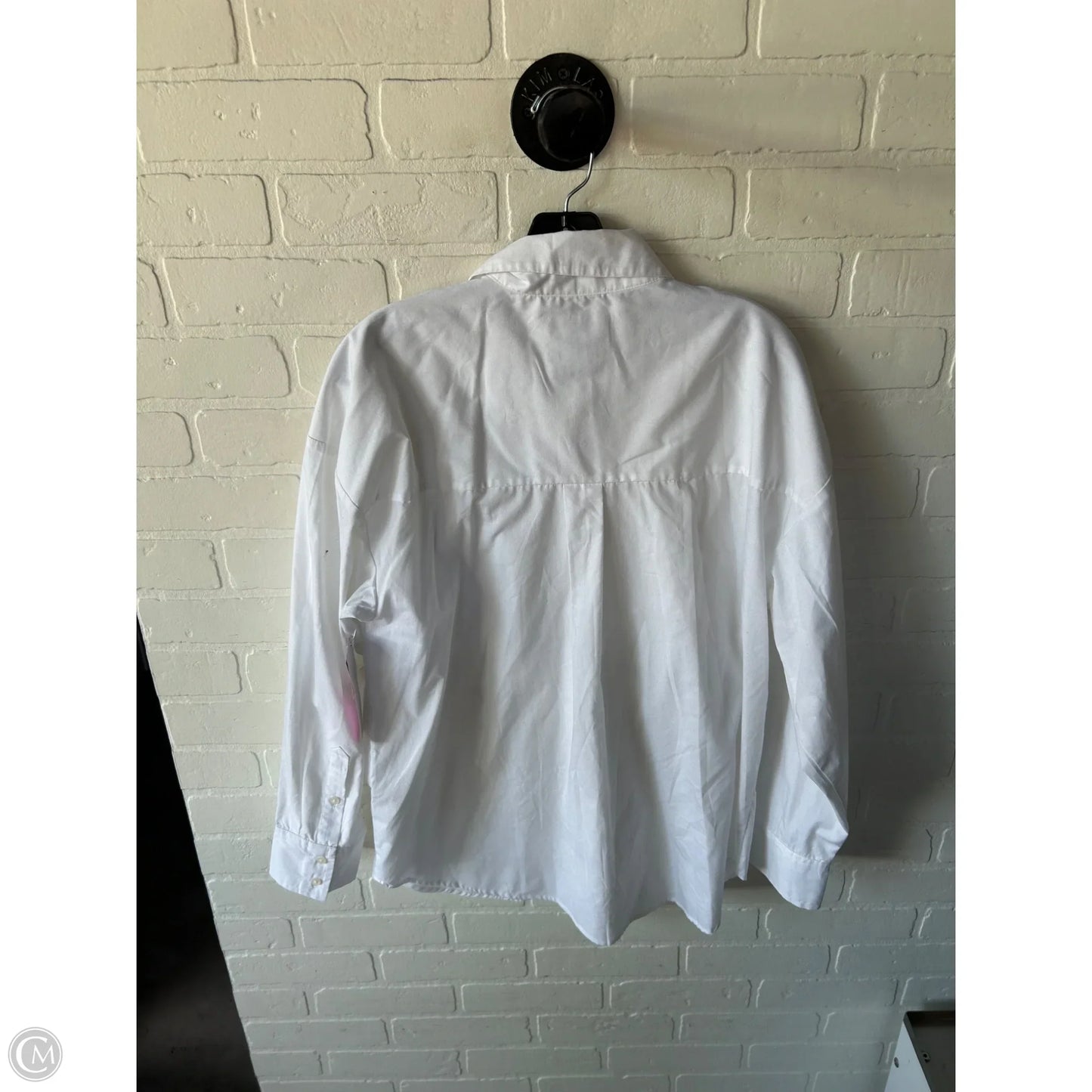 Top Long Sleeve By Abercrombie And Fitch In White, Size: M