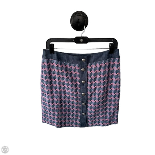 Skirt Mini & Short By Talbots In Blue & Purple, Size: 4