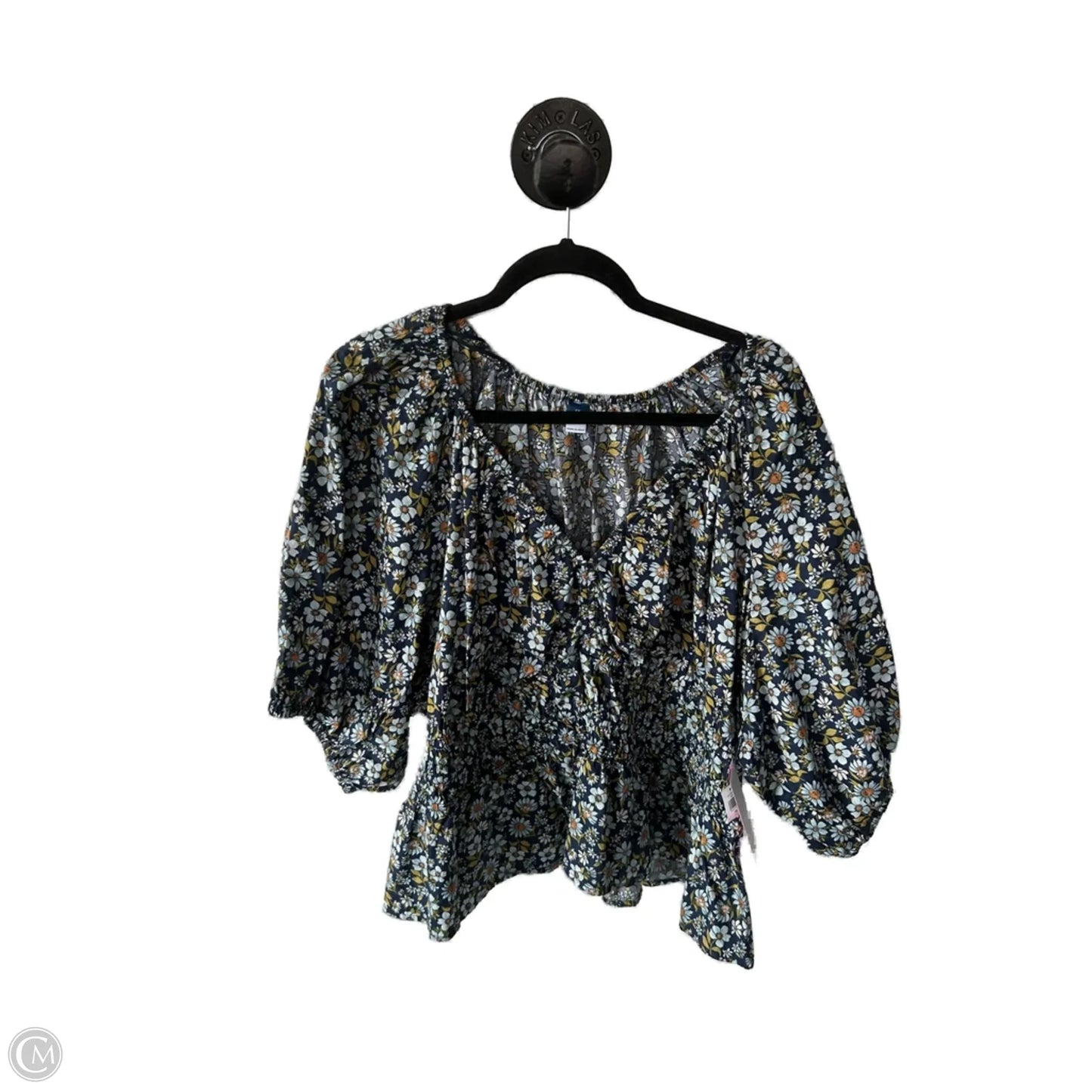 Top Short Sleeve By Old Navy In Blue & Green, Size: 3x