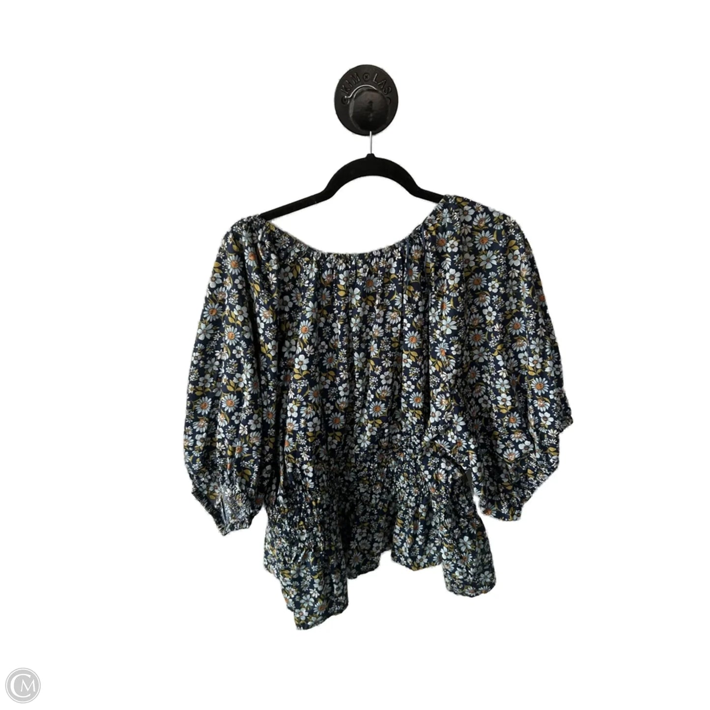 Top Short Sleeve By Old Navy In Blue & Green, Size: 3x