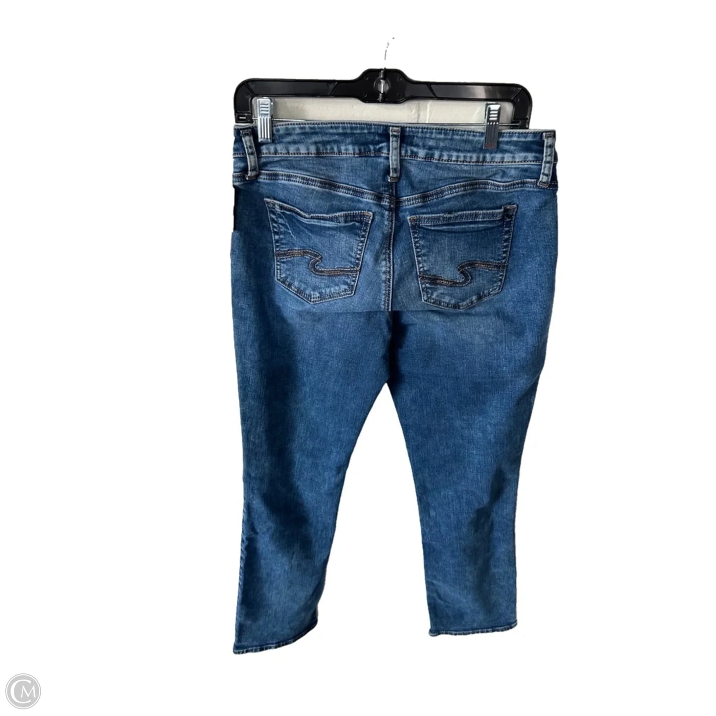 Jeans Boot Cut By Silver In Blue Denim, Size: 8