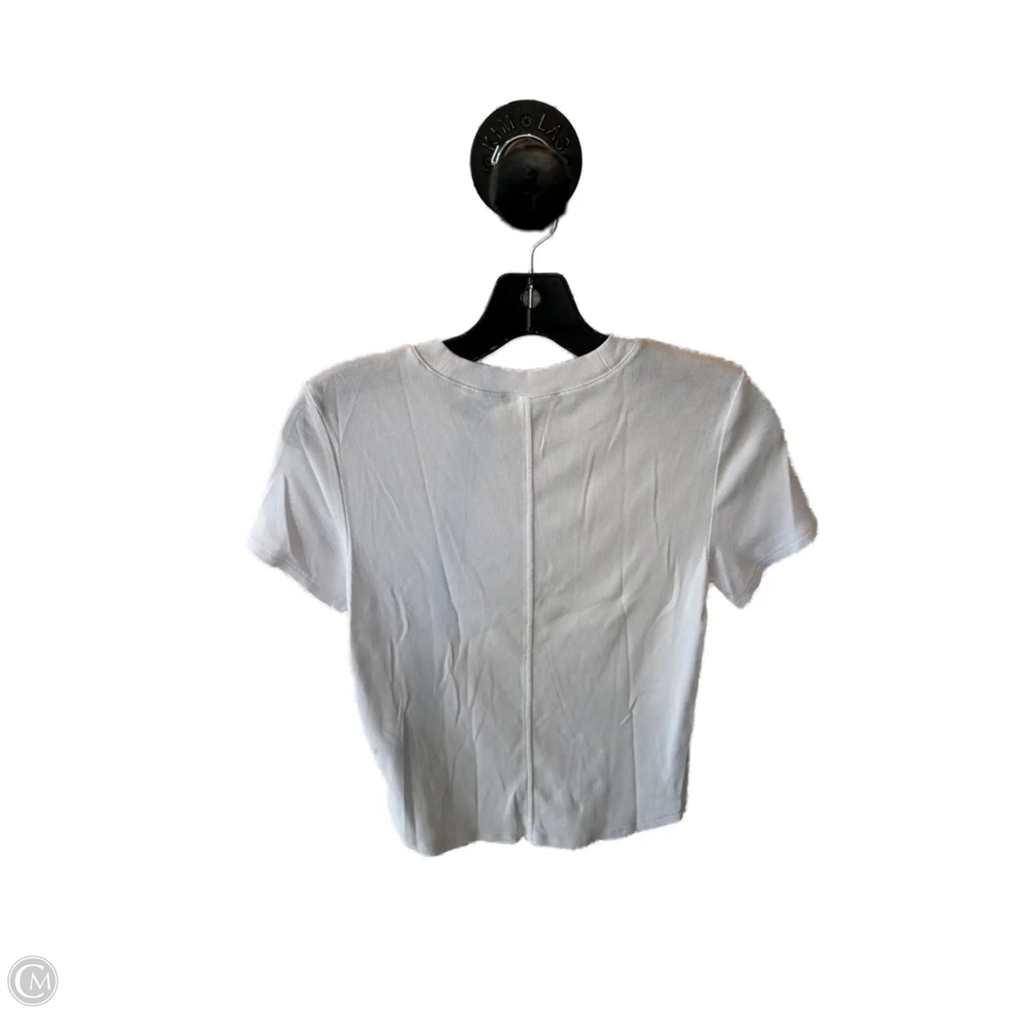 Top Short Sleeve Basic By Madewell In White, Size: S