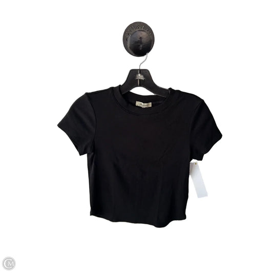 Top Short Sleeve Basic By Madewell In Black, Size: S