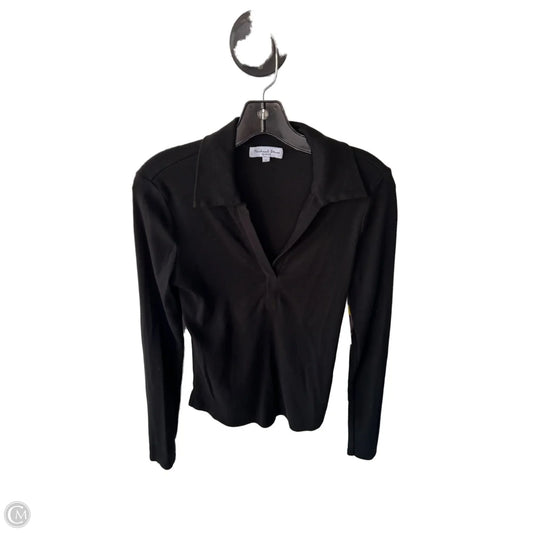 Top Long Sleeve By Michael Stars In Black, Size: S