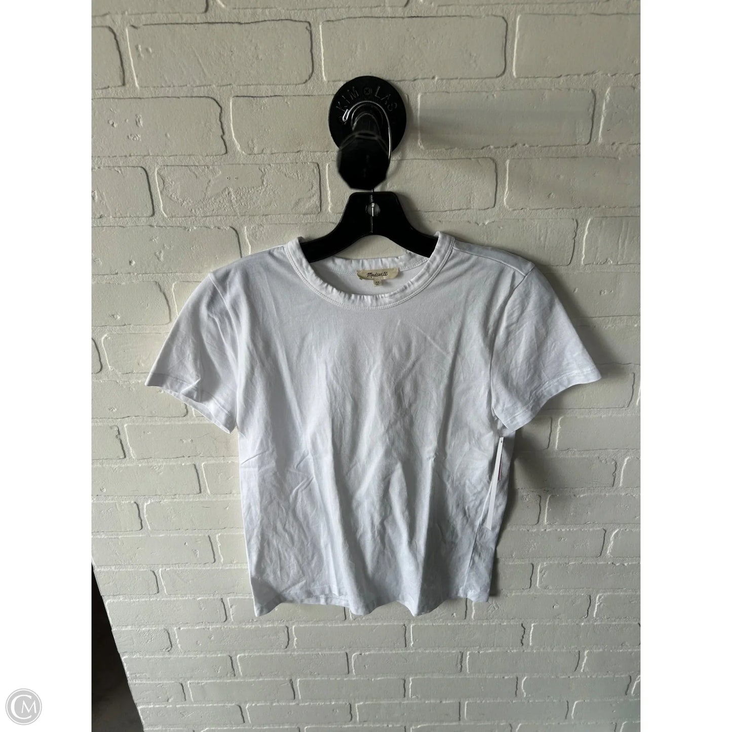 Top Short Sleeve Basic By Madewell In White, Size: Xs