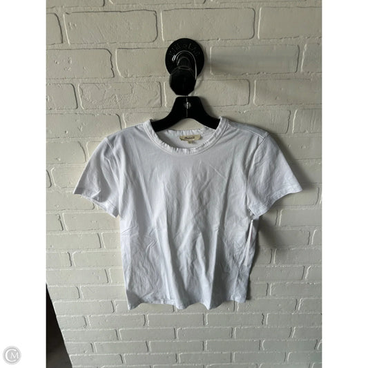 Top Short Sleeve Basic By Madewell In White, Size: Xs
