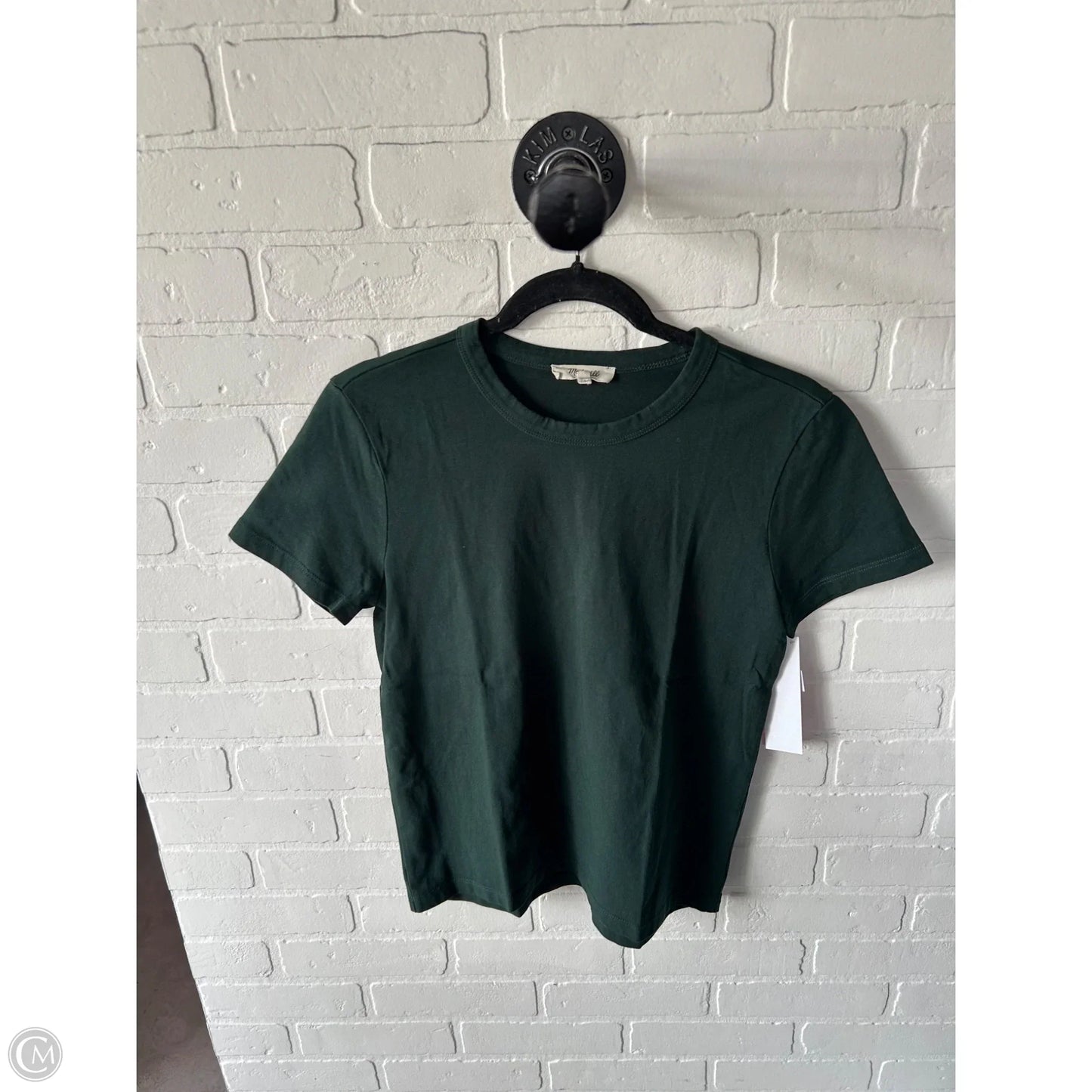 Top Short Sleeve Basic By Madewell In Green, Size: Xs