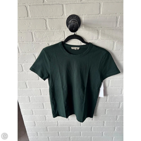 Top Short Sleeve Basic By Madewell In Green, Size: Xs