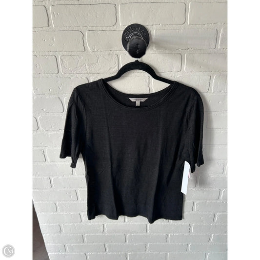 Top Short Sleeve Basic By Banana Republic In Black, Size: S
