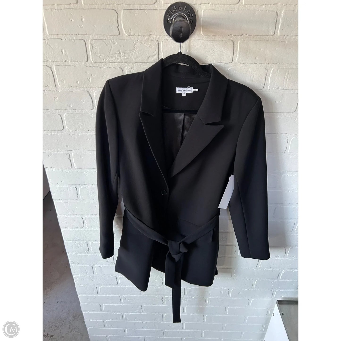 Blazer By Good American In Black, Size: L