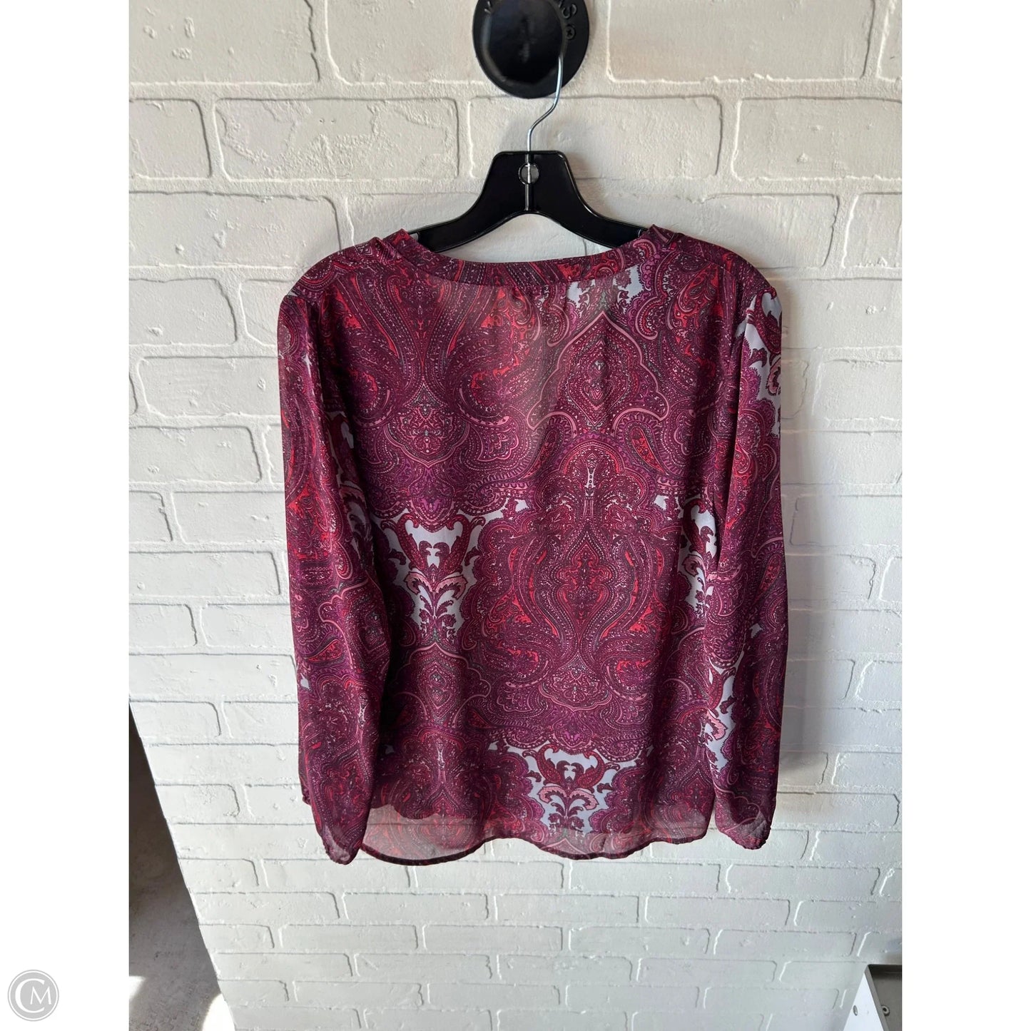 Top Long Sleeve By Lucky Brand In Purple, Size: M