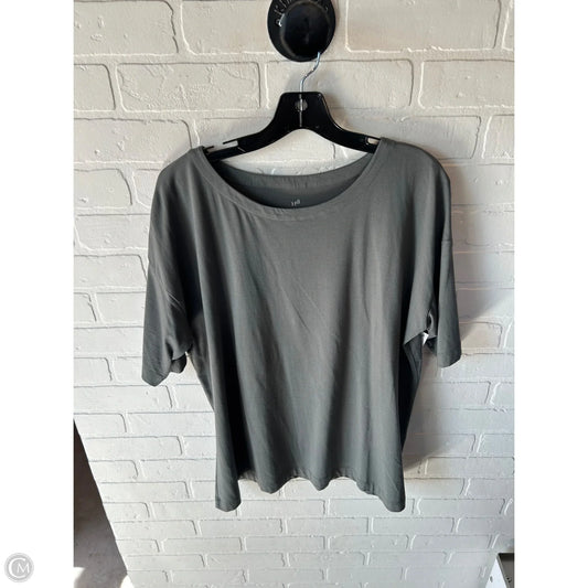 Top Short Sleeve Basic By J. Jill In Green, Size: L