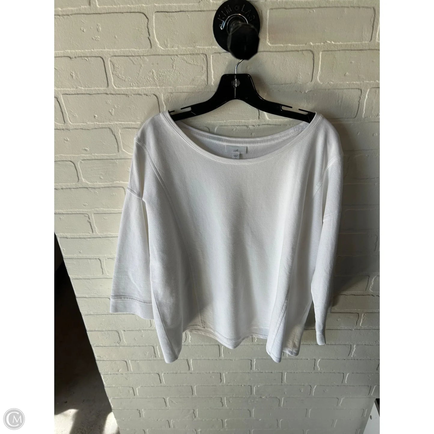 Sweatshirt Crewneck By J. Jill In White, Size: Lp