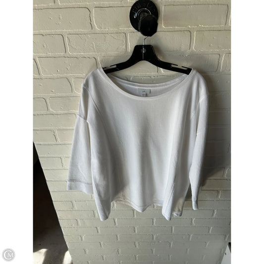 Sweatshirt Crewneck By J. Jill In White, Size: Lp