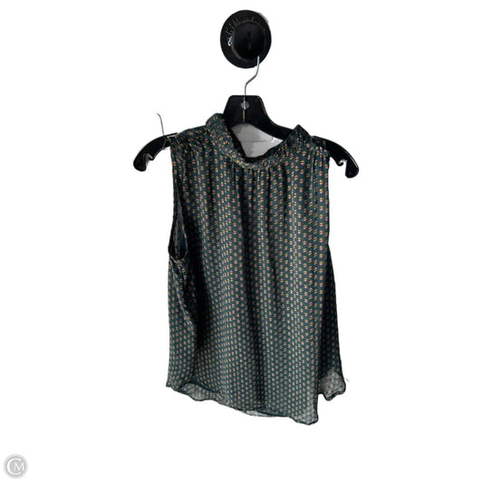 Top Sleeveless By Loft In Green, Size: L