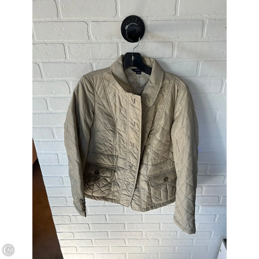 Jacket Puffer & Quilted By Lands End In Tan, Size: S