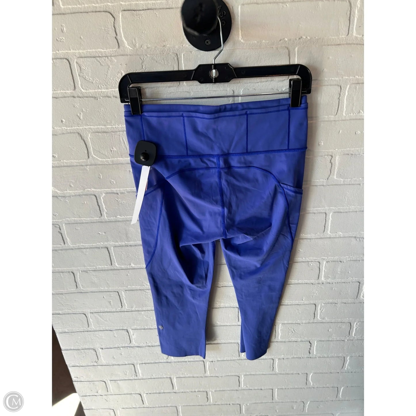 Athletic Capris By Lululemon In Blue, Size: 8