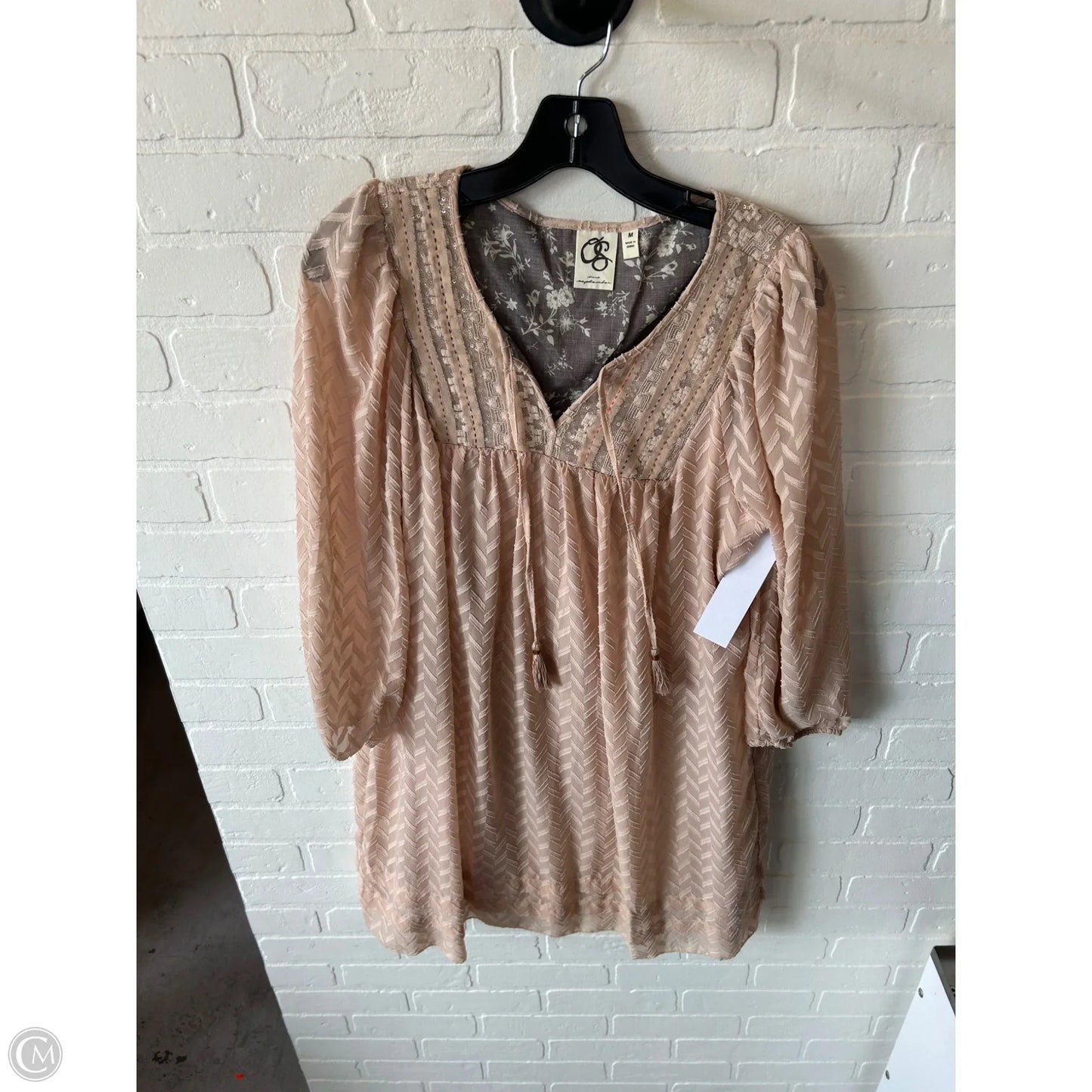 Dress Casual Short By One September In Tan, Size: M