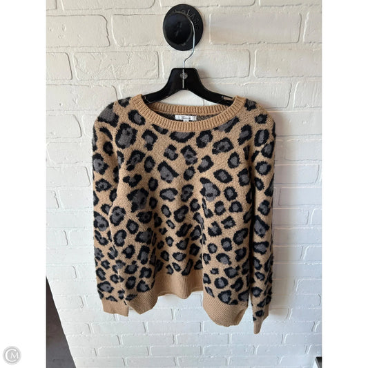 Sweater By 89th And Madison In Black & Tan, Size: Xl