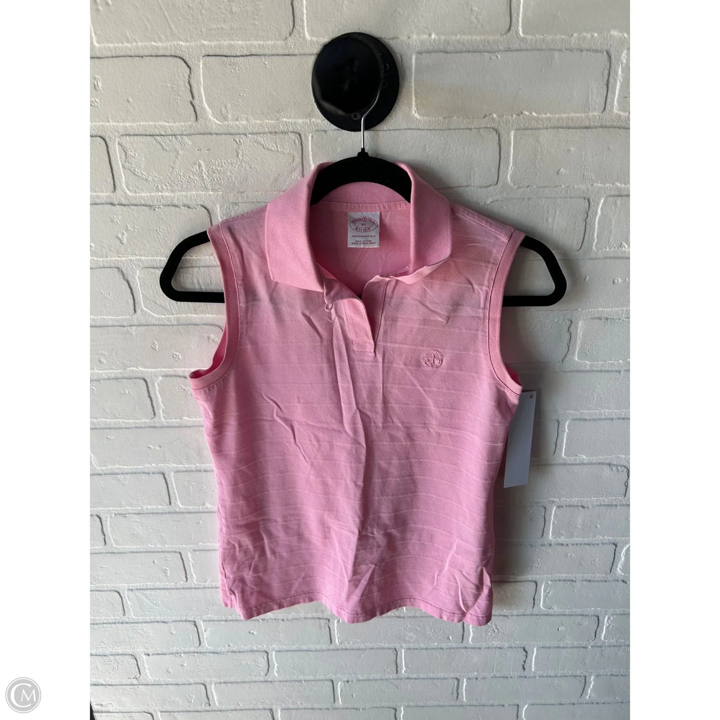 Top Sleeveless By Brooks Brothers In Pink, Size: Xs