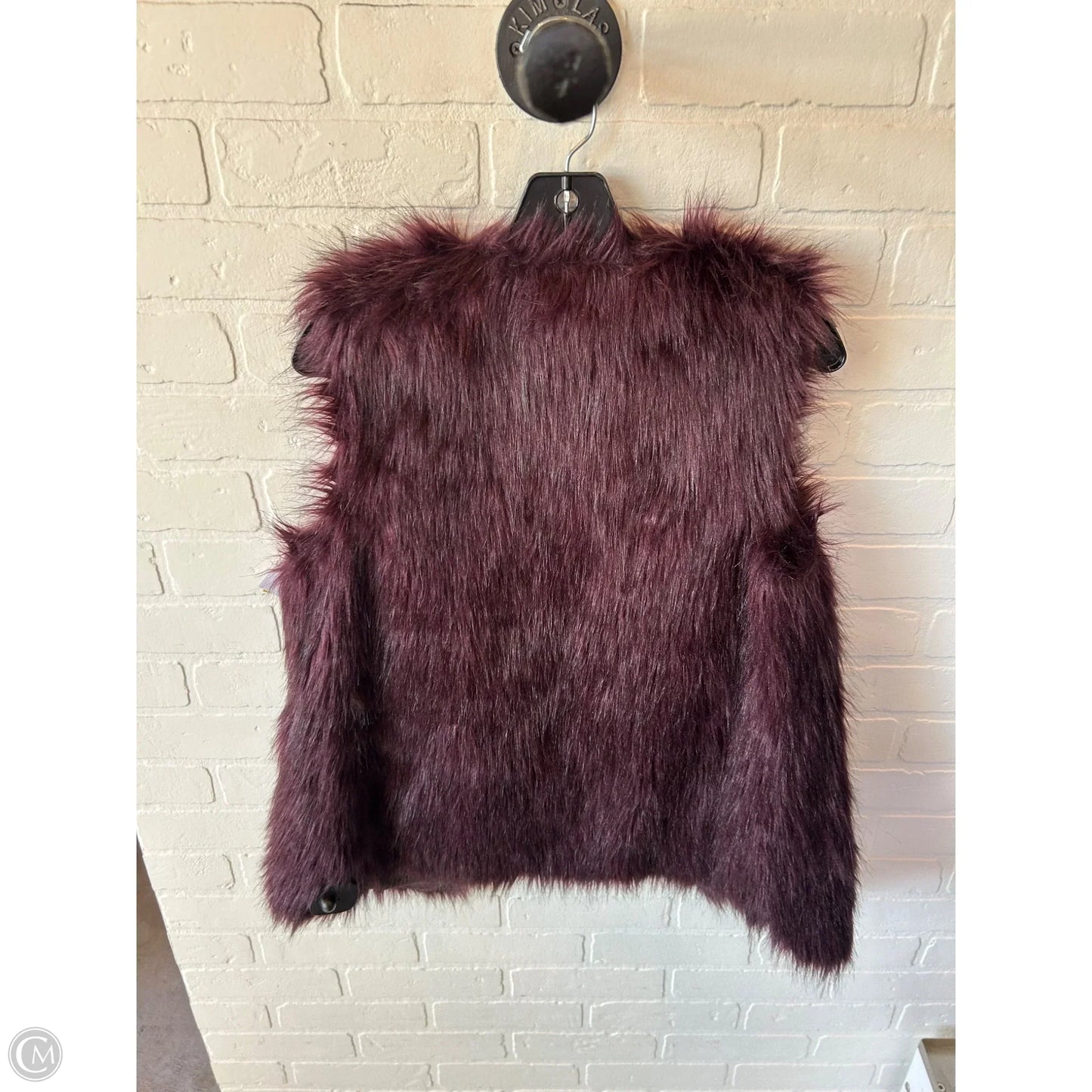 Vest Faux Fur & Sherpa By Tribal In Purple, Size: S
