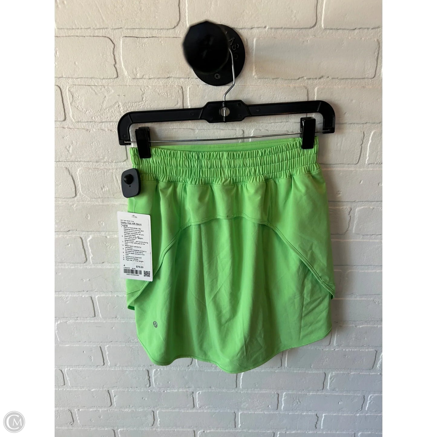 Athletic Skort By Lululemon In Green, Size: 4