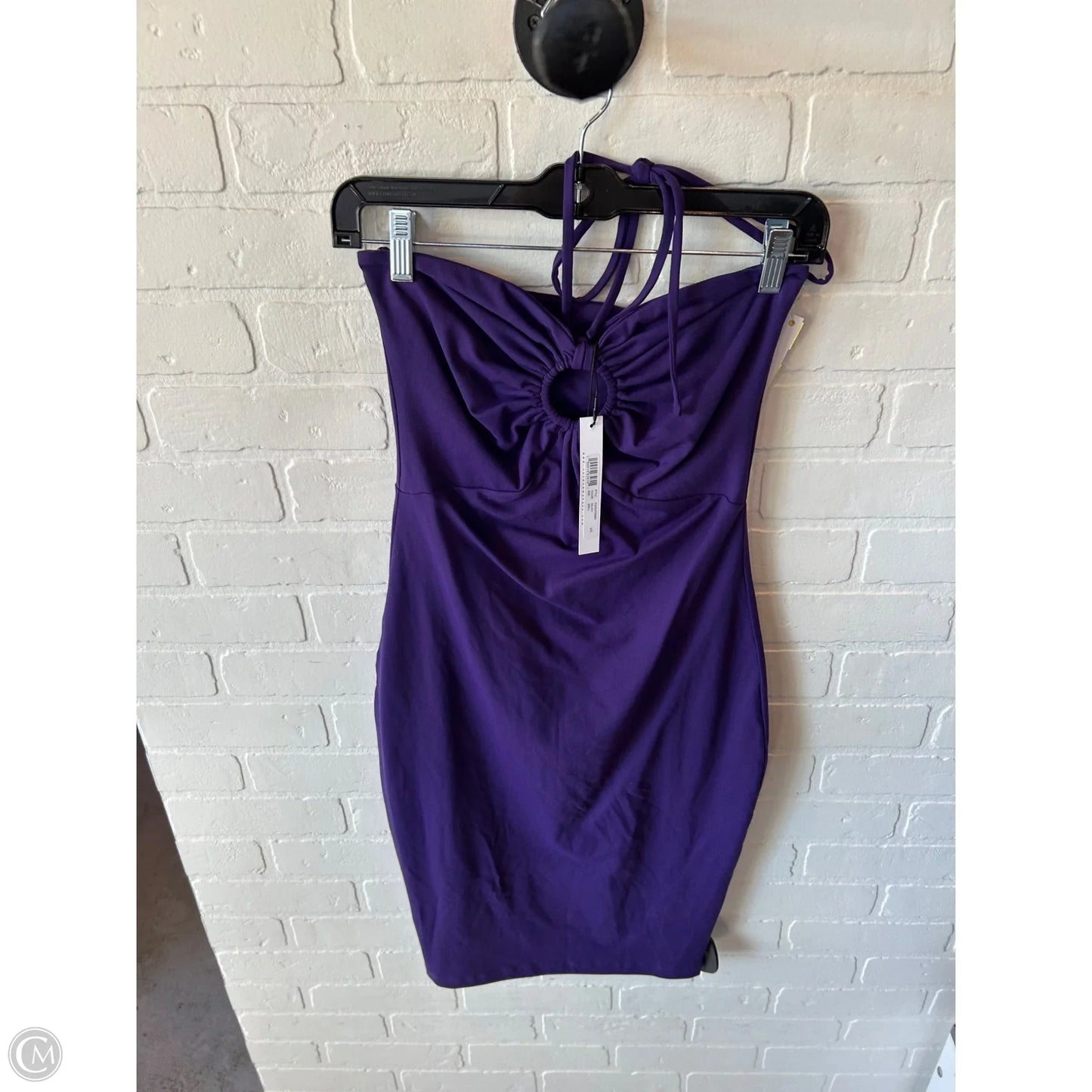 Dress Casual Midi By Cmc In Purple, Size: S