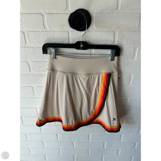 Skort By Cmc In Brown & Cream, Size: 4