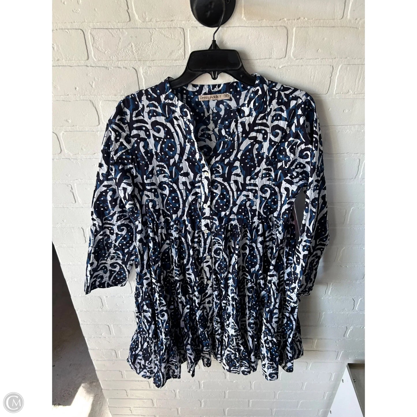 Dress Casual Short By Cmc In Black & White, Size: Xs