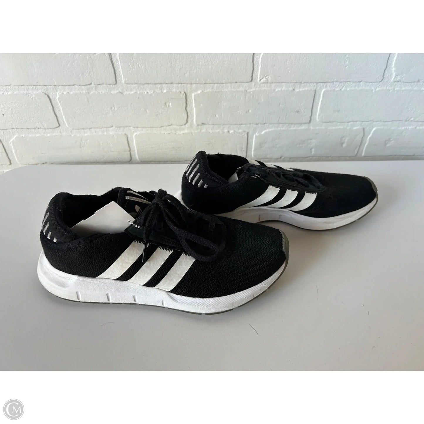 Shoes Athletic By Adidas In Black & White, Size: 7