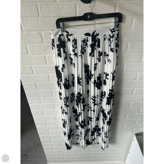 Skirt Maxi By Boston Proper In Black & White, Size: 8