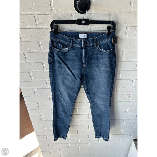 Jeans Skinny By Loft In Blue Denim, Size: 4