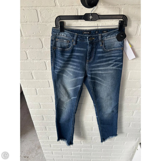 Jeans Skinny By Miss Me In Blue Denim, Size: 4