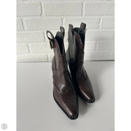 Boots Western By Clothes Mentor In Brown, Size: 7.5