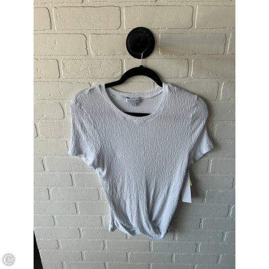 Top Short Sleeve By Michael Stars In White, Size: M