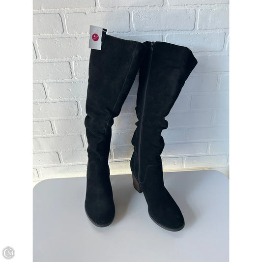Boots Knee Heels By Cmc In Black, Size: 10